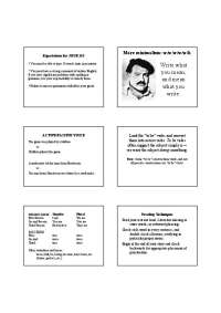 Expectation for Your - News Reporting and Writing - Lecture Slides | JOUR 102