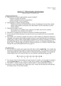 Whole Numbers and Numeration - Lecture Notes | MATH 122