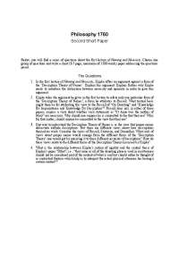 Kripke's Argument Against the Description Theory of Names in 'Naming and Necessity'