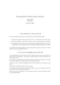 Incompatibilism and Free Will: An Overview of Non-Agent Causation Theories - Prof. Jeffrey