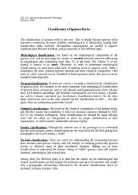 Classification of Igneous Rocks - Petrology | GLY 421
