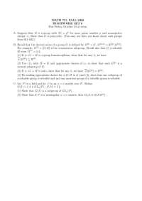 3 Questions on Homomorphism - Homework Set 4 | MATH 731