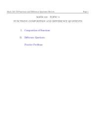 Understanding Composite Functions & Instantaneous Rates of Change in Math