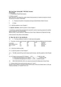 Mid-Term Exam Spring 2002 FINC 6532 Answers - Prof. Charles Hodges