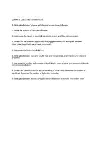 Learning Objects for Chapter - General Chemistry I | CHEM 1310