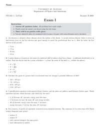 Exam 1 Review Problems - General Physics II | PH 102 - Docsity