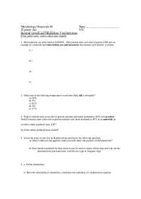 21 Questions on Microbiology Homework 6 | MCB 2010C
