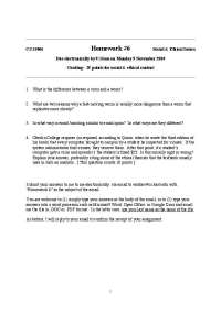 Homework Six Questions Unsolved - Social and Ethical Issues | CS 33006