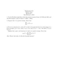 Assignment with Solutions - Introduction to Abstract Mathematics | MT 216