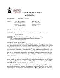 Creative Project on Technical Subject - Technology Design, Project | IT ...