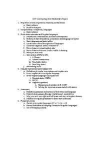 Properties of Sets, Sequences, Relations and Functions - Midterm Exam 1 | COT 4210