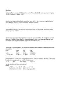 Programming Questions and Exercises - Prof. Randy R. Appleton