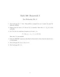 Homework 3 with 6 Practice Problems on Topics in Analysis | MATH 300 ...