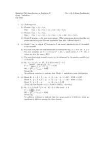 Exam 2 Solutions - Introduction to Probability and Statistics II | STAT ...