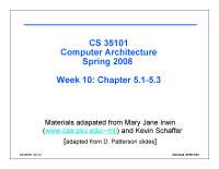 An Introduction to Computer Architecture - Homework 3 | CS 35101 - Docsity