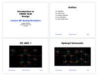 Analog Simulation - Introduction to CMOS VLSI Circuit Design | CSE ...
