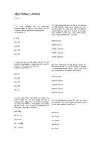 Exercícios de Matemática: Aula 2