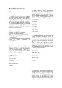 Lista de exercícios de Matemática, aula 5