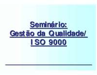 Gestão da Qualidade
