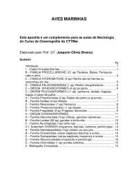 Apostila de Nectologia - Aves marinhas