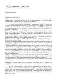 I dodici abati di Challant Mancinelli Analisi del libro Docsity