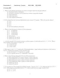 Exam 2 for Introductory Genetics - 2009 | BIOL 2004 - Docsity