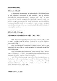 Memorial descritivo e de calculos