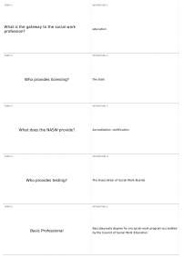 exam 2 | SW 200 - Introduction to Social Work