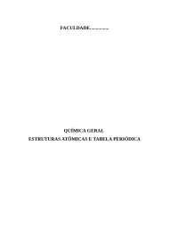 Estruturas Atômicas