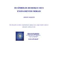 Os símbolos do Reiki e seus ensinamentos morais