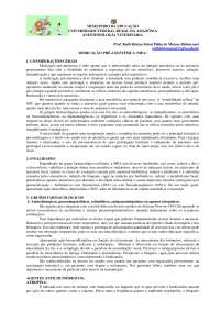 medicação pré- anestésica