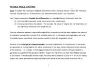 Possible World Semantics - Lecture Notes | PHIL 154