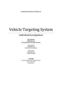 Vehicle Targeting System: A Computer Engineering Design Project - Prof. Roy Czernikowski