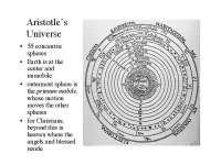 An Introduction to Aristotle's Universe in the Rationalists | PHIL 104