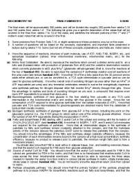 Final Exam Review Notes - Metabolic Biochemistry | BIBC 102