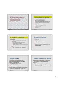 Inferential Statistics - Lecture Slides | COGS 14