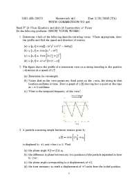 6 Questions on Physical Optics - Assignment 1 | 1051 455