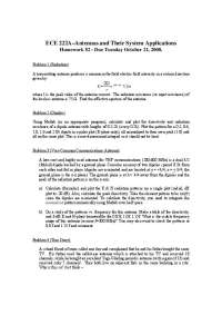 Assignment 2 for Antennas and Their System Applications | LTSP 21