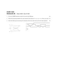 3 Questions on Logic Design - Homework 3 | CS 120A
