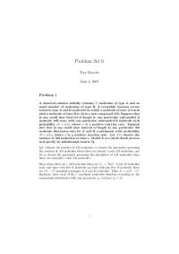 Problem Set 6 - Stochastic Processes - 2007 | MATH 285
