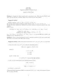 Suggested Solutions to Problem Set #3 - Macroeconomics Theory | ECON ...