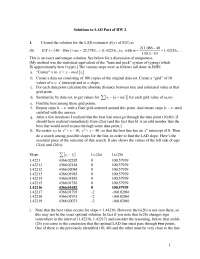 Solutions to Homework 2 - Introduction to Linear Statistical Models ...