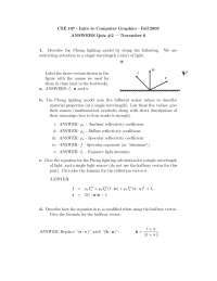 Quiz 2 Solutions For Computer Graphics Cse 167 Docsity