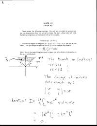 Solved Exam 2 - Introduction Partial Differential Equations | MATH 110 ...