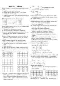 Notes on A Matrix in Reduced Row Echelon | MATH 311