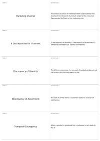 Exam 3 Flashcards, part 1 | MAR 255 - Principles of Marketing - Docsity
