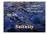 Biologia delle Alghe - Salinity - Parte 4b