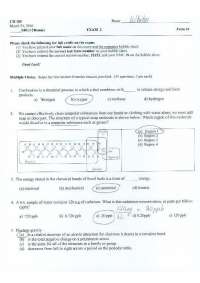 34 Solved MCQs on Chemical Principles - Examination 2 | CH 105