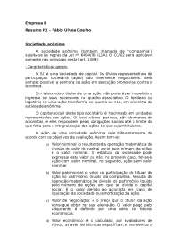 Resumo de Direito Empresarial