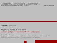 Architettura e composizione architettonica - Ricerca tipologica del Movimento Moderno - Parte 2 - Il dopoguerra